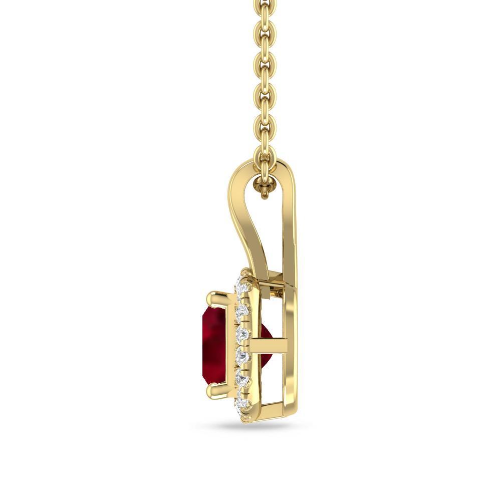 Yellow Gold - Garnet