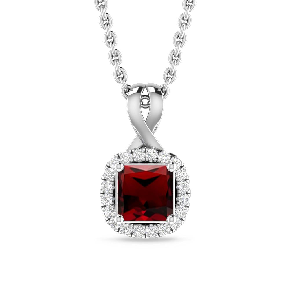 White Gold - Garnet