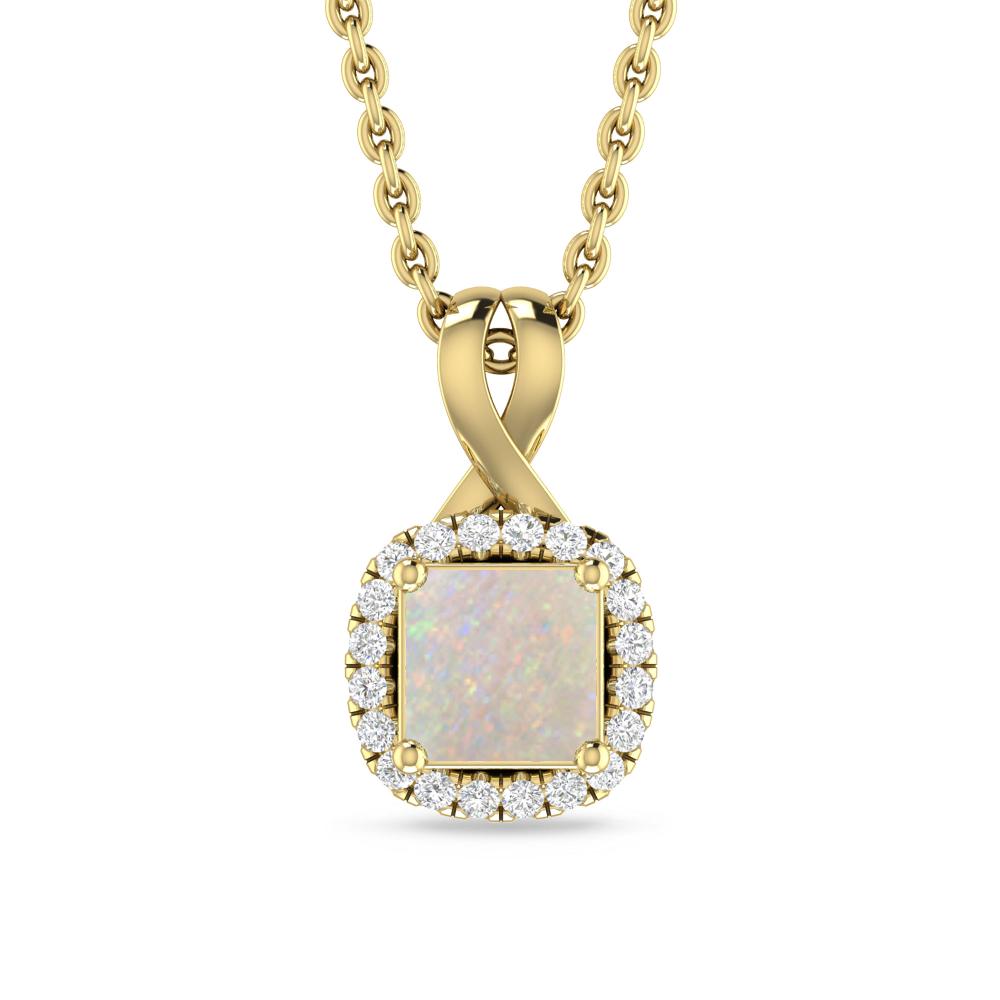 Yellow Gold - Opal