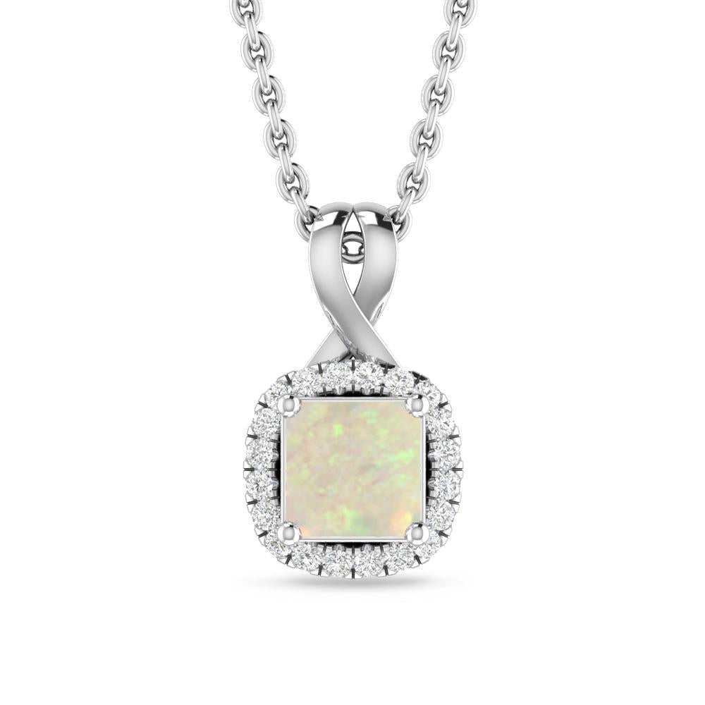 White Gold - Opal