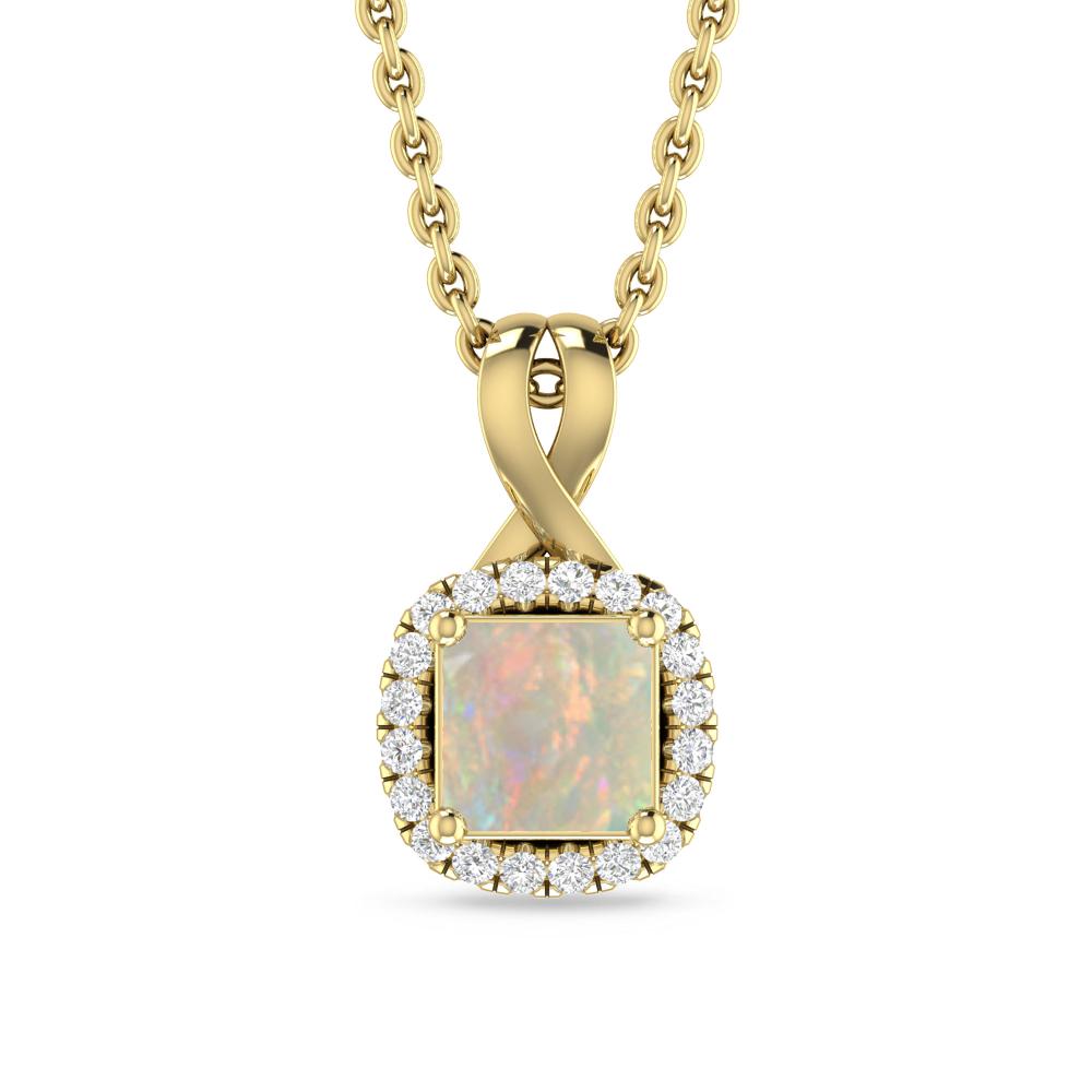 Yellow Gold - Opal