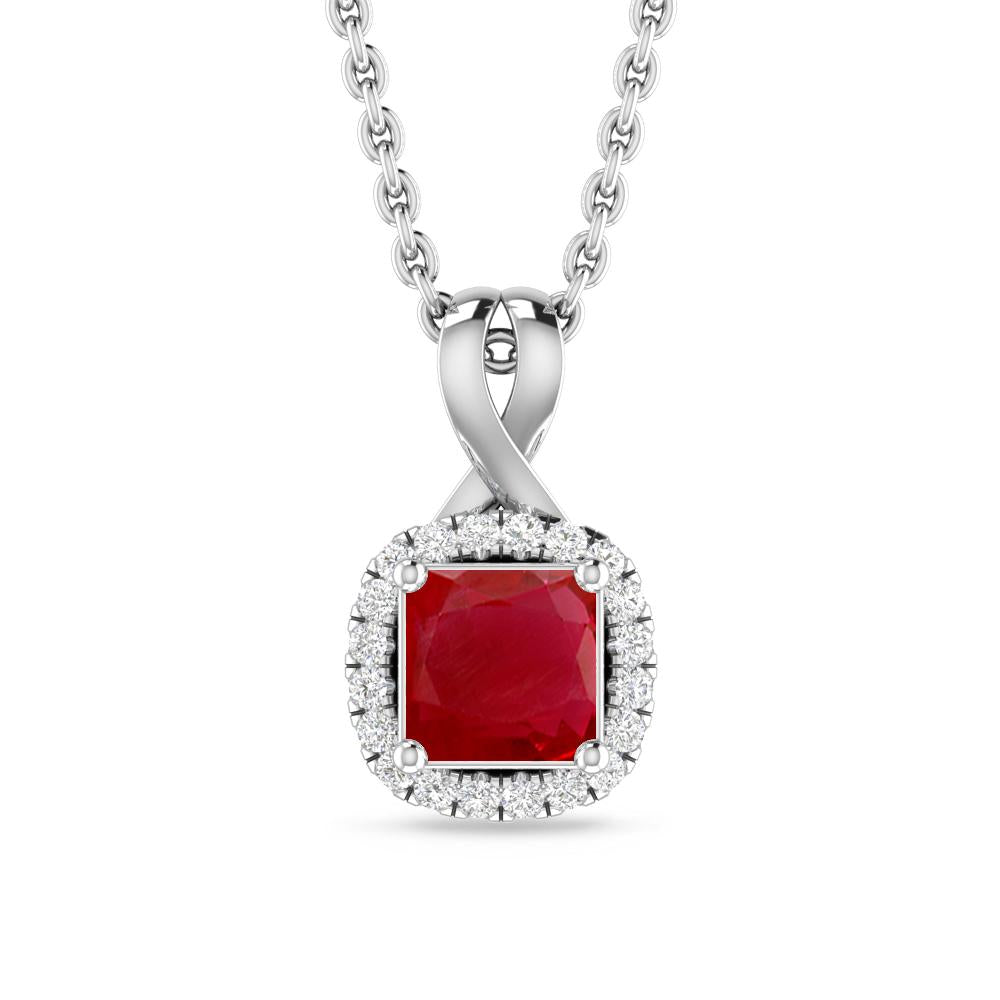 White Gold - Ruby