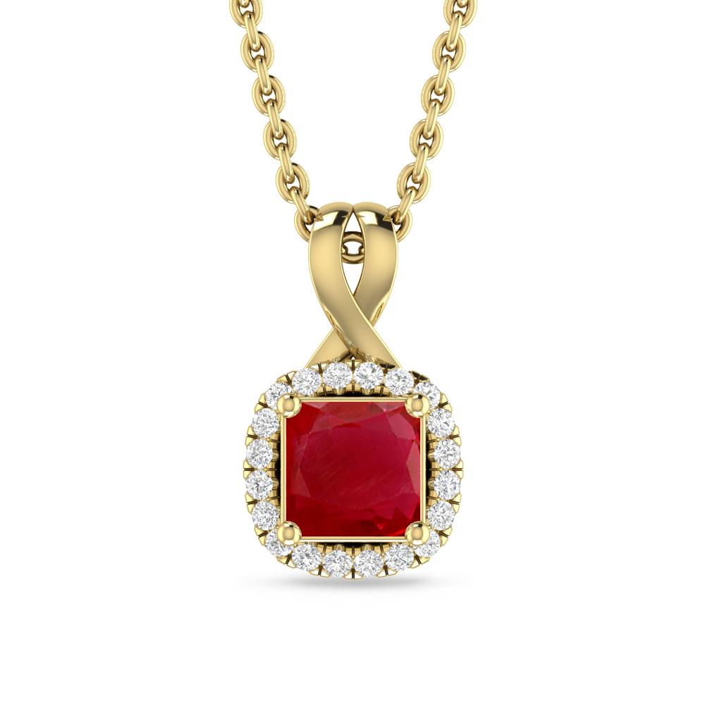 Yellow Gold - Ruby