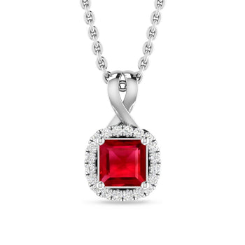 White Gold - Ruby