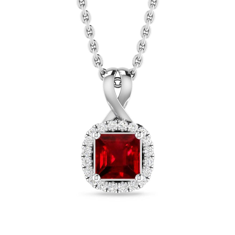 White Gold - Ruby