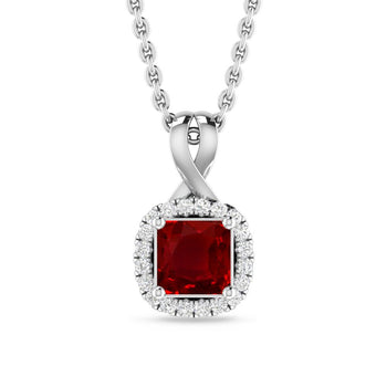 White Gold - Ruby