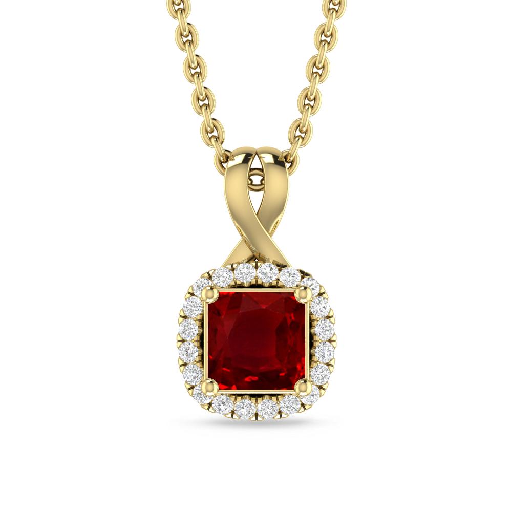 Yellow Gold - Ruby