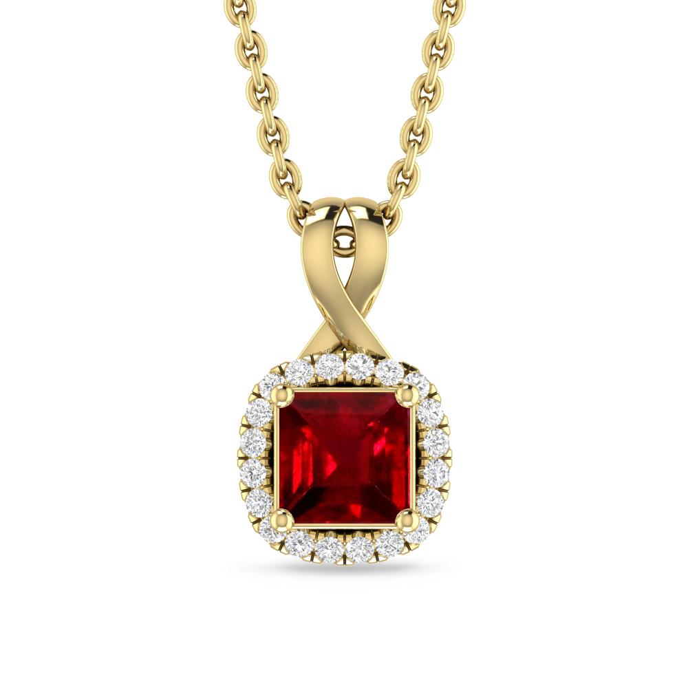 Yellow Gold - Ruby