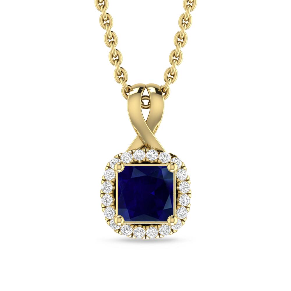 Yellow Gold - Sapphire