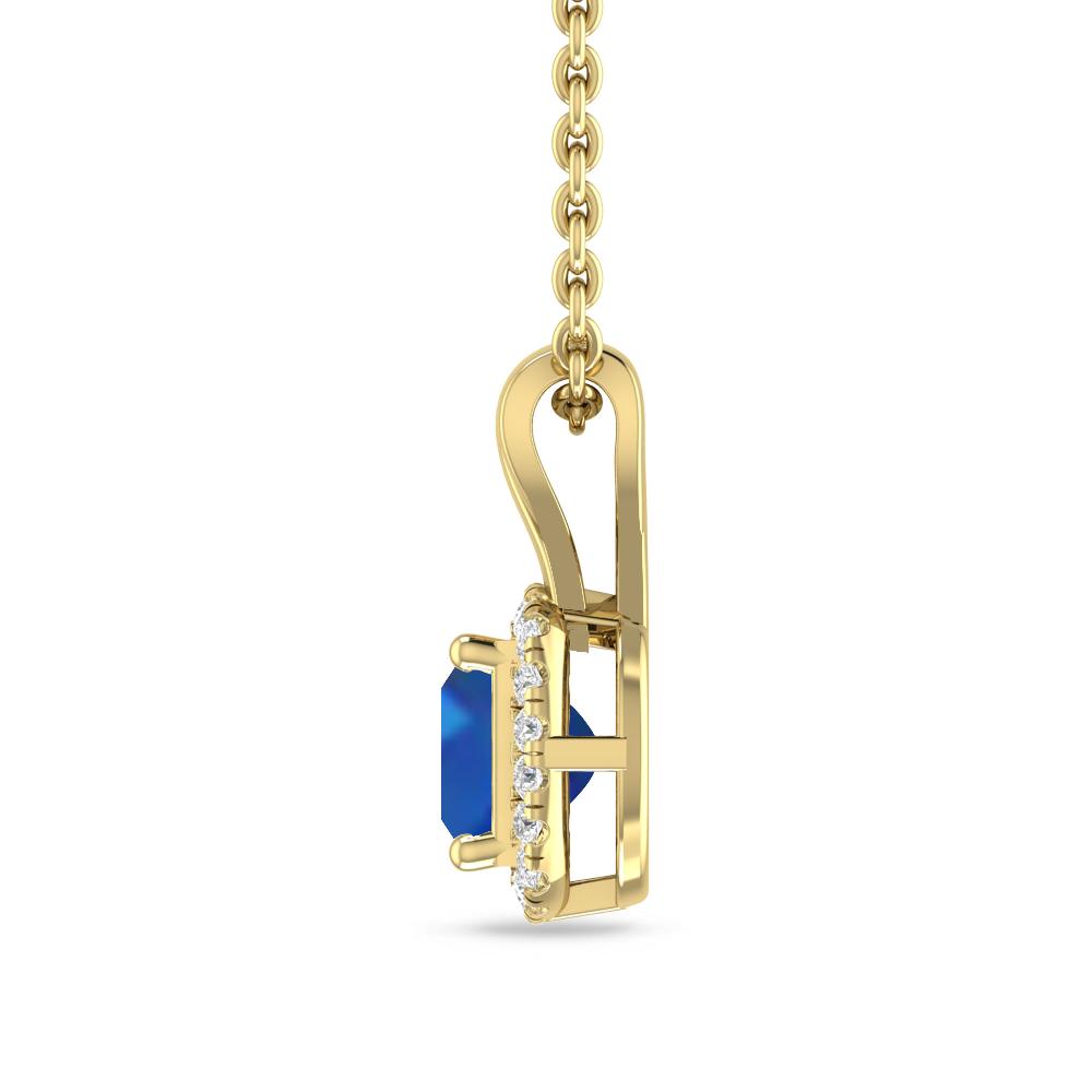 Yellow Gold - Sapphire