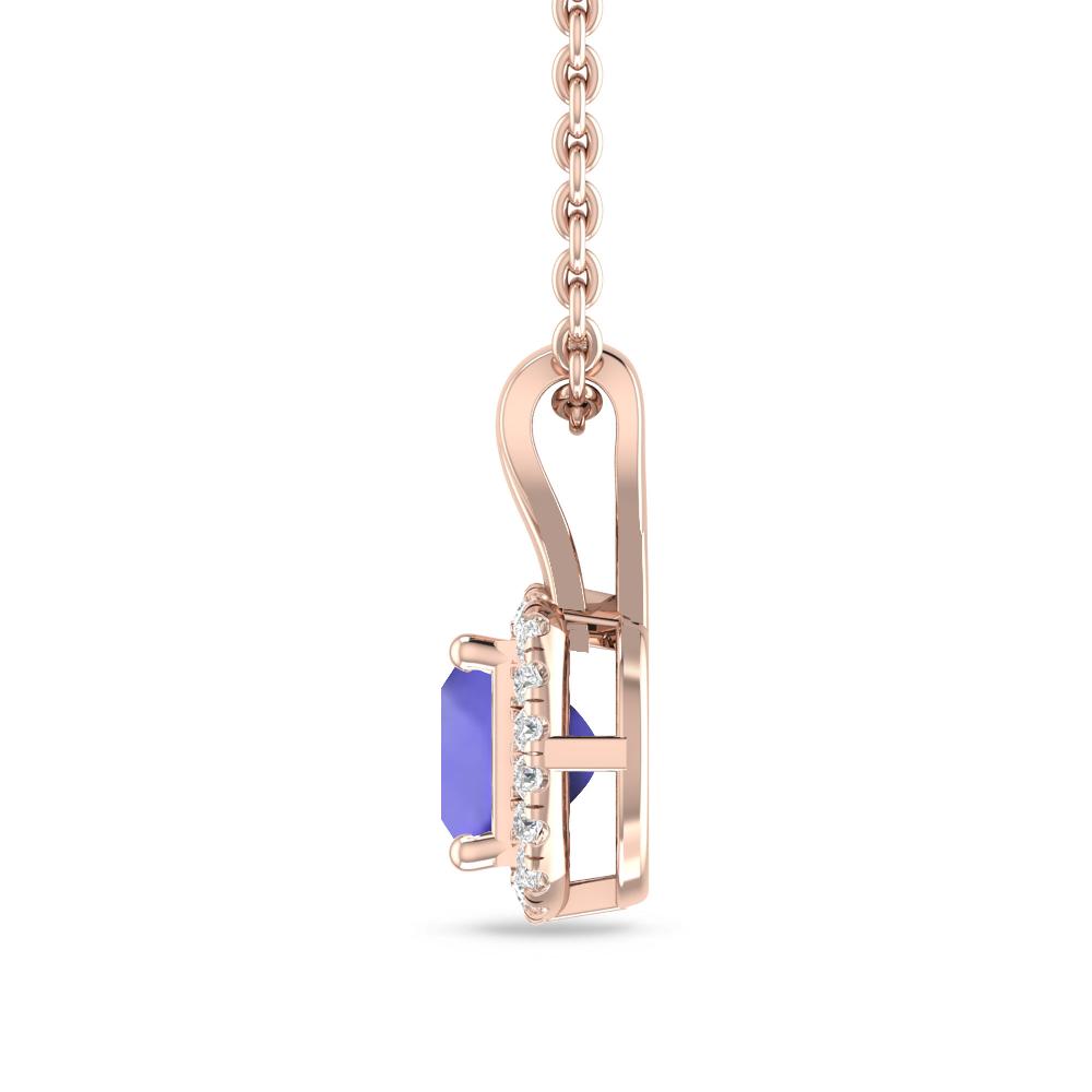 Rose Gold - Tanzanite