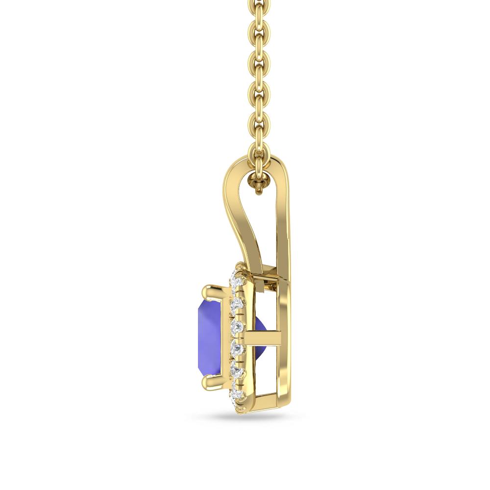 Yellow Gold - Tanzanite