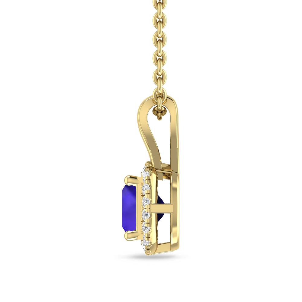 Yellow Gold - Tanzanite