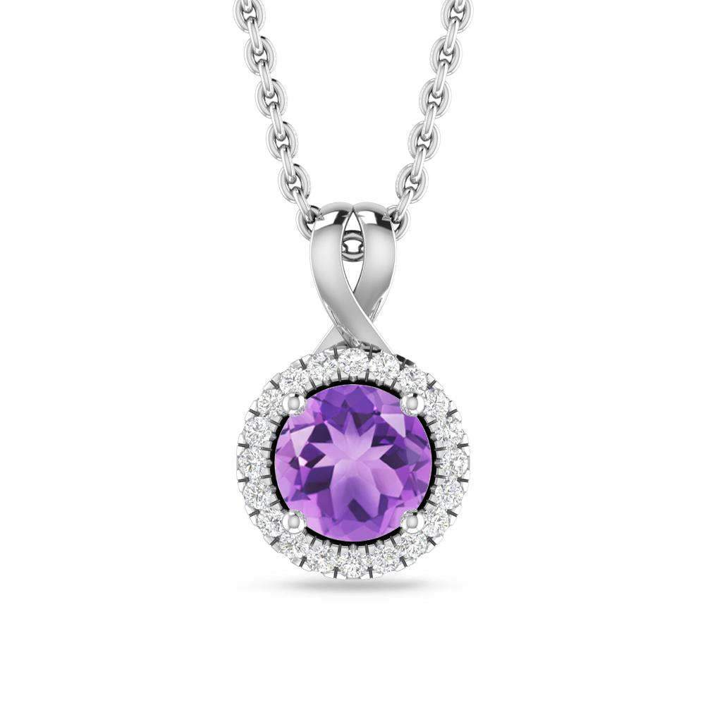 White Gold - Amethyst