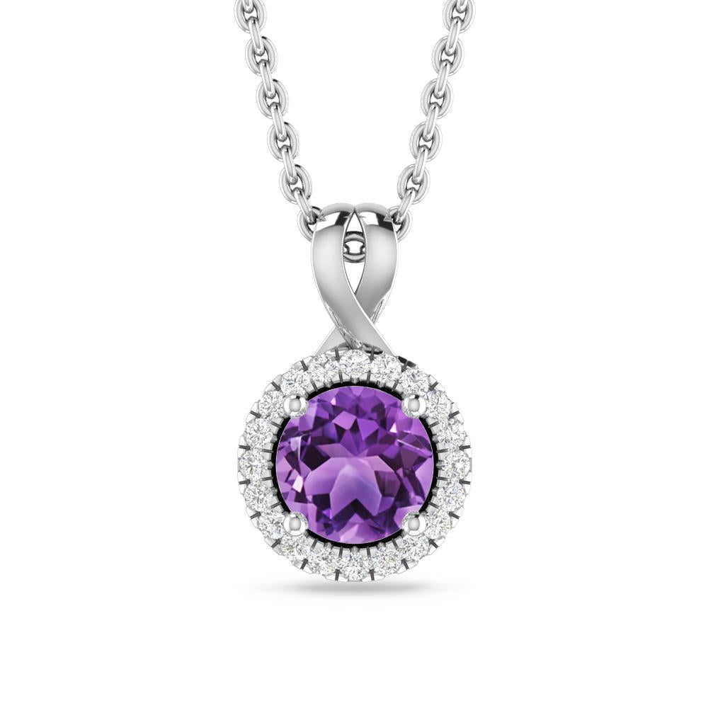 White Gold - Amethyst