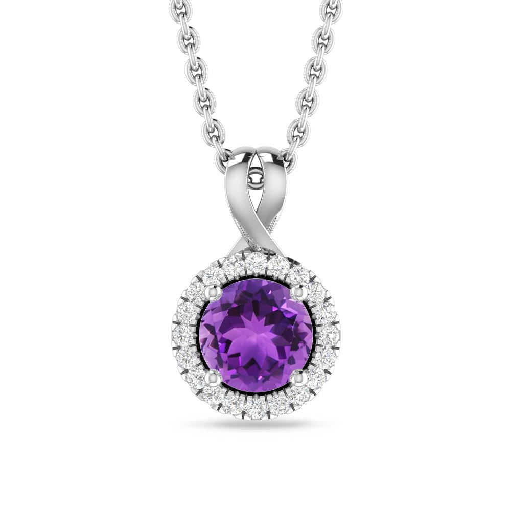 White Gold - Amethyst