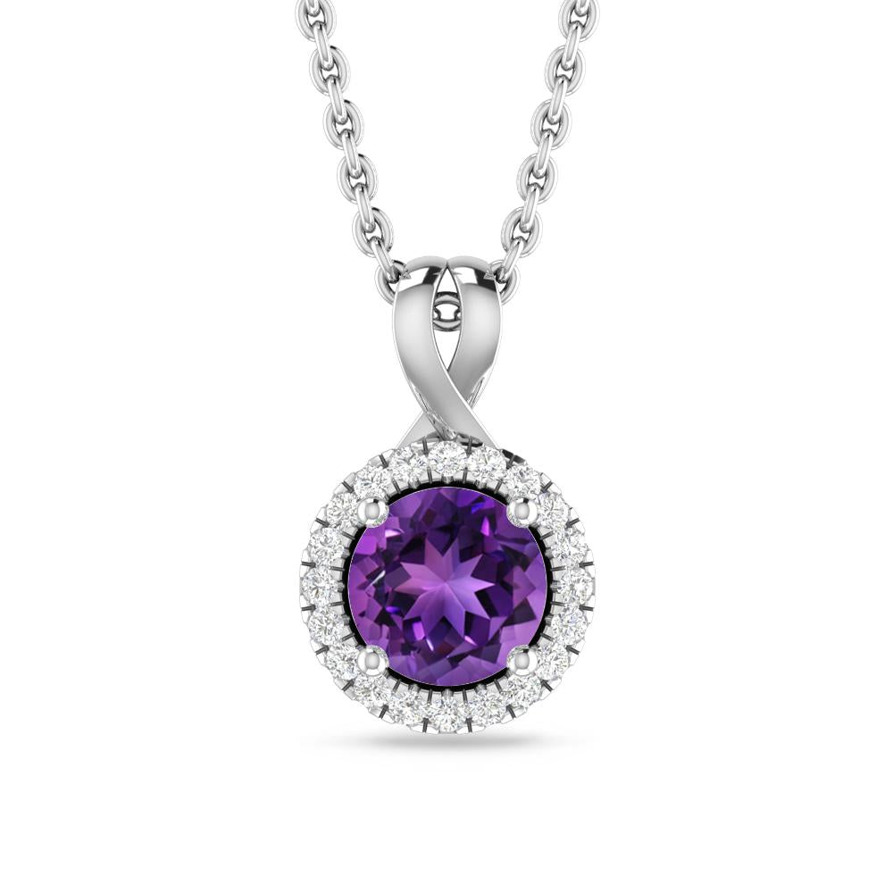 White Gold - Amethyst