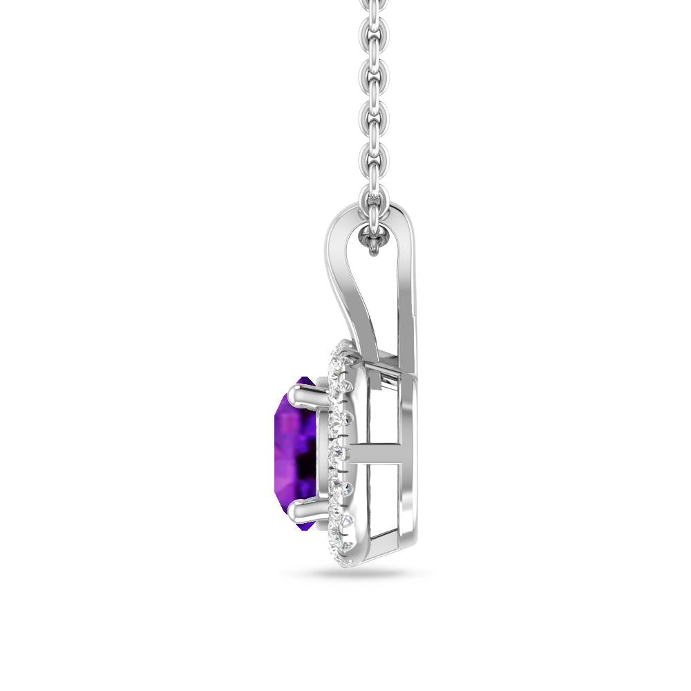 White Gold - Amethyst