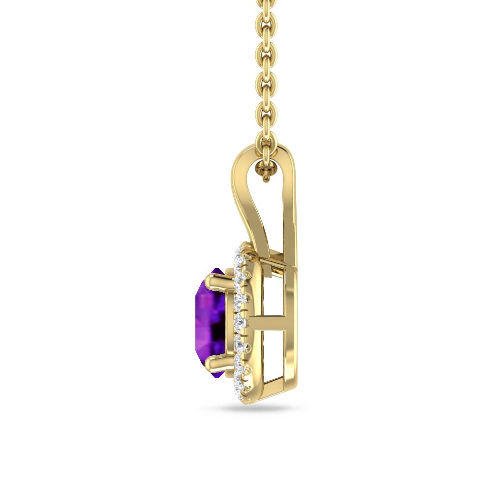 Yellow Gold - Amethyst