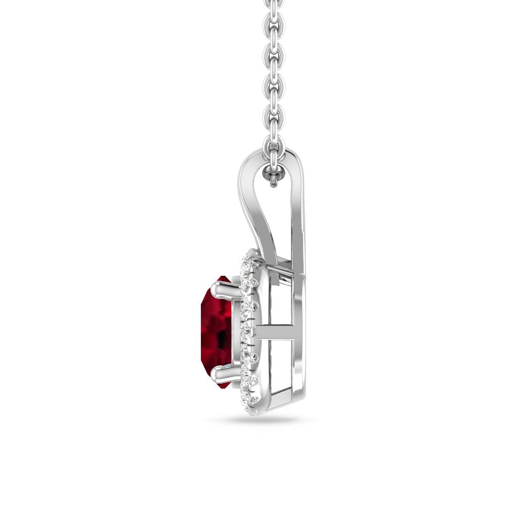 White Gold - Garnet