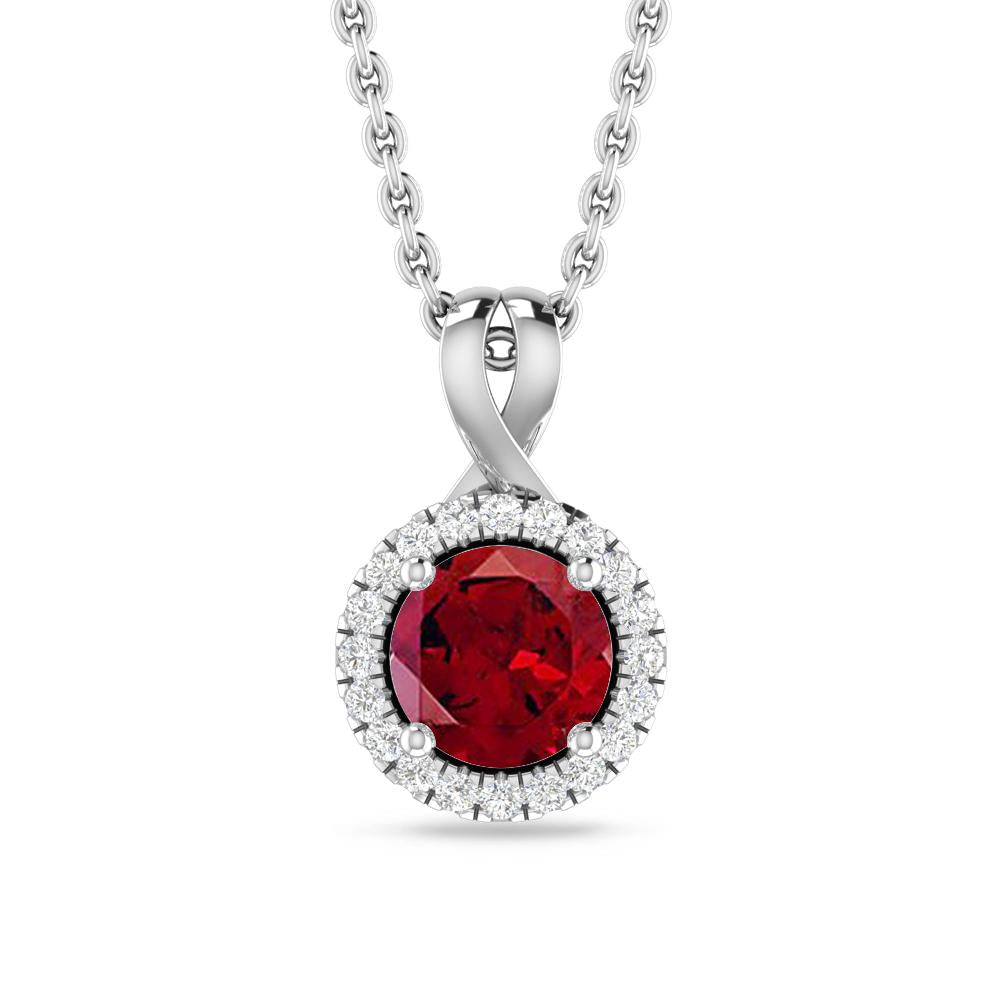 White Gold - Garnet