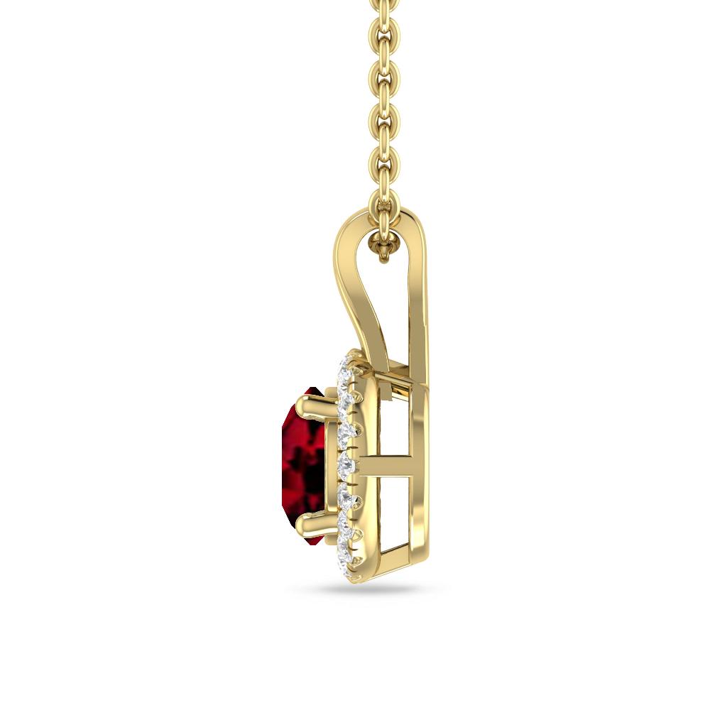 Yellow Gold - Garnet