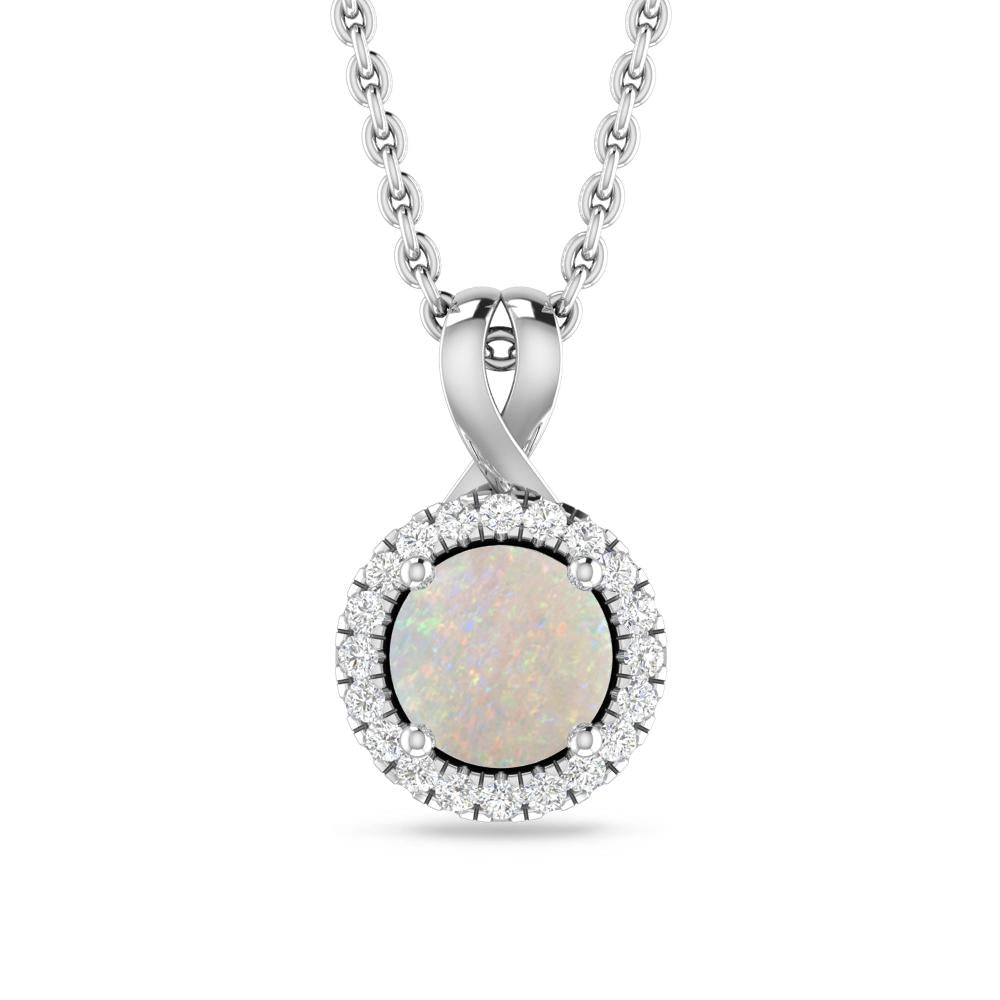 White Gold - Opal