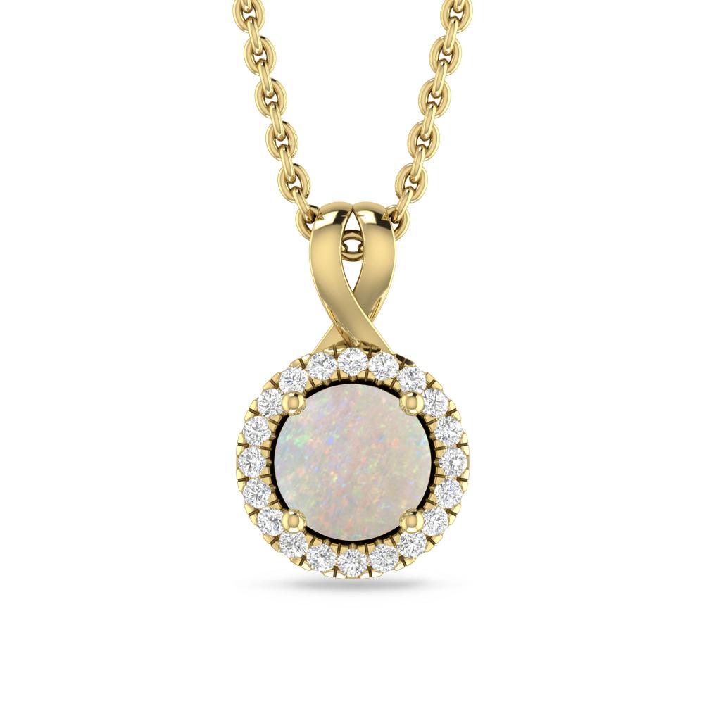 Yellow Gold - Opal