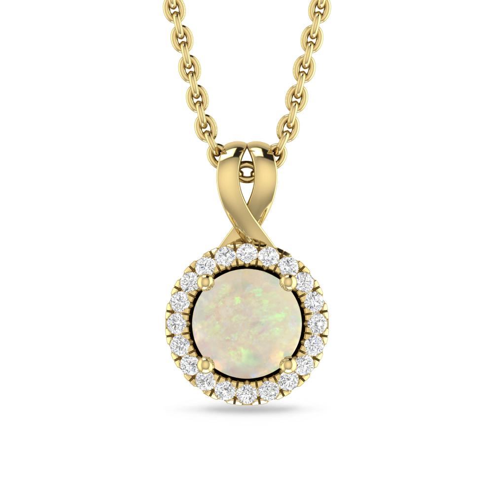 Yellow Gold - Opal