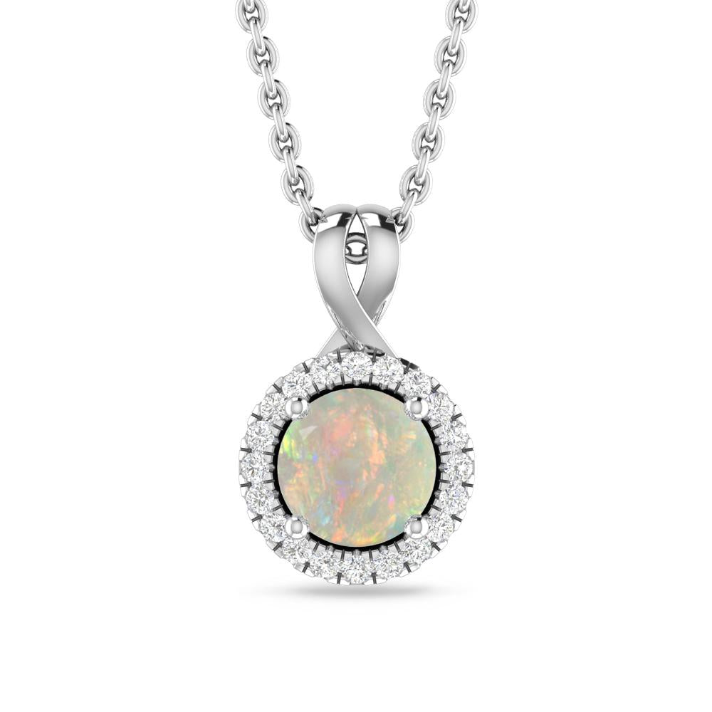 White Gold - Opal