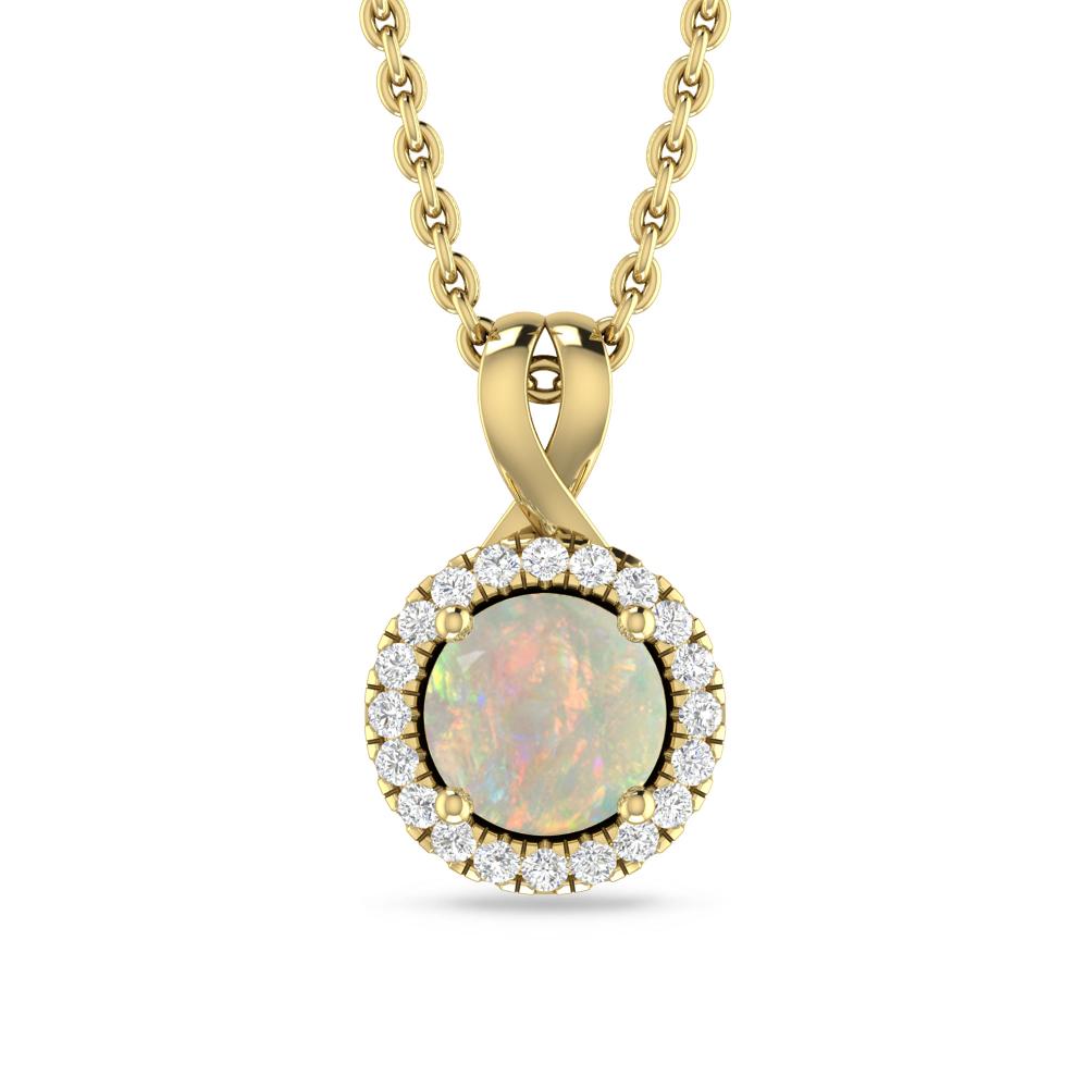 Yellow Gold - Opal