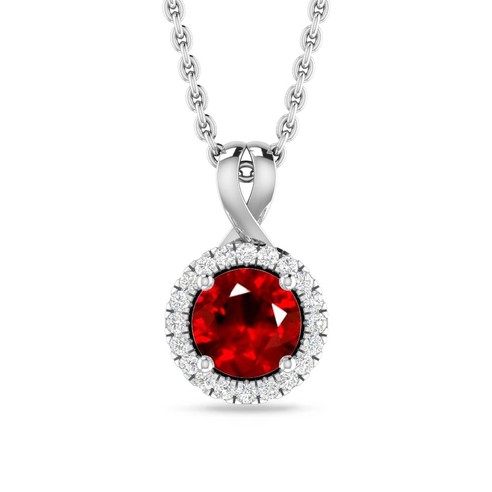 White Gold - Ruby