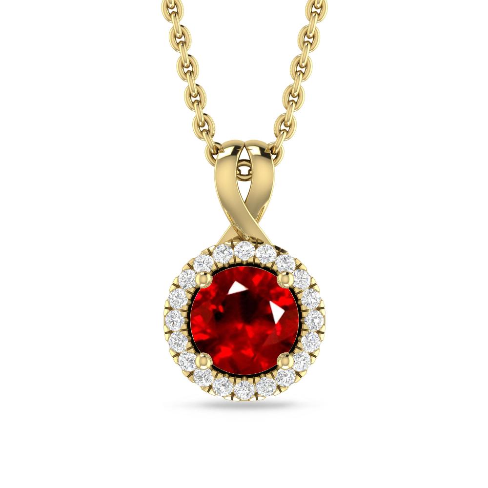 Yellow Gold - Ruby