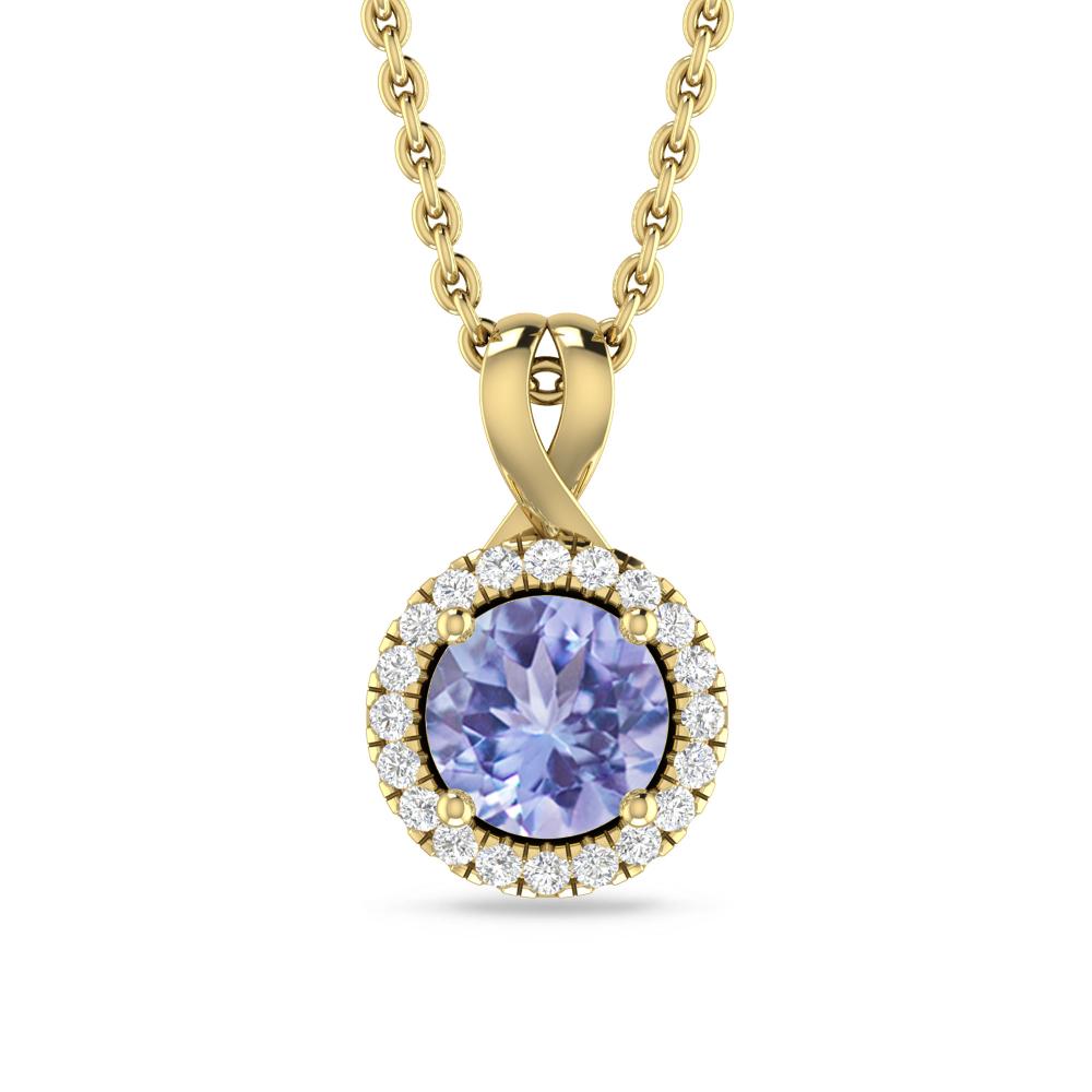 Yellow Gold - Tanzanite