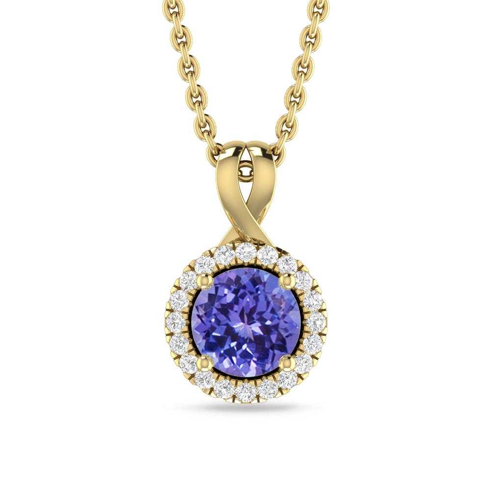 Yellow Gold - Tanzanite