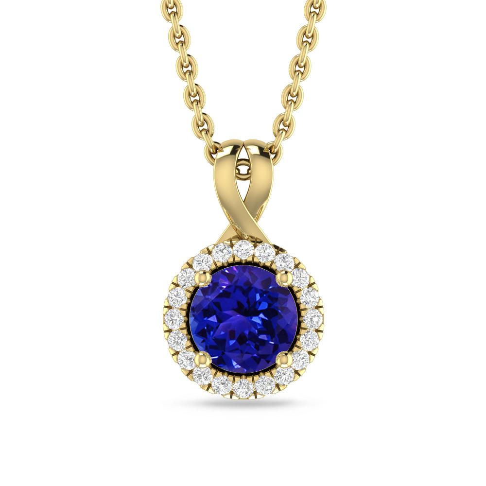 Yellow Gold - Tanzanite