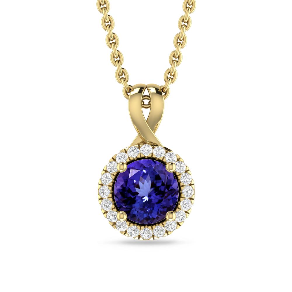 Yellow Gold - Tanzanite