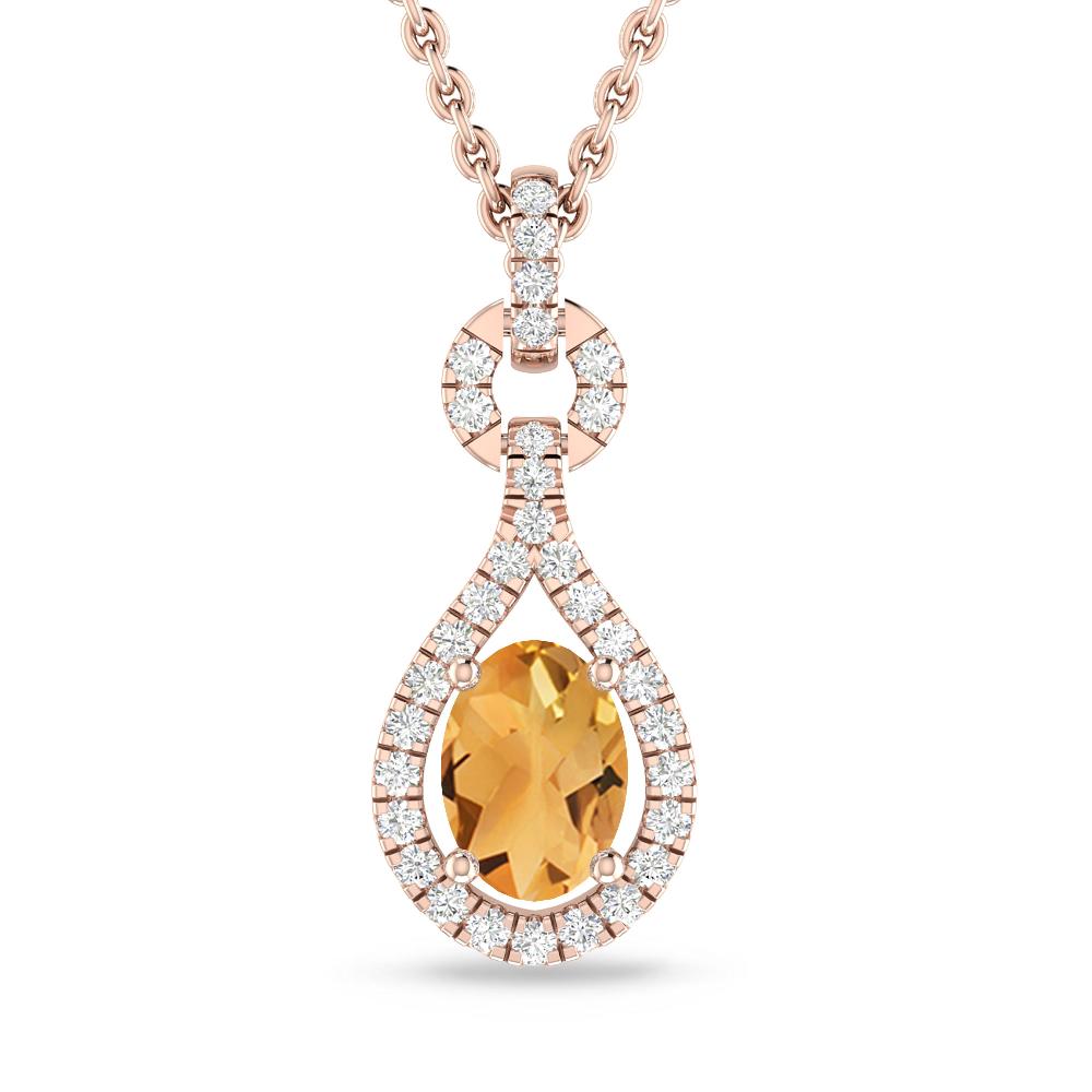 Rose Gold - Citrine