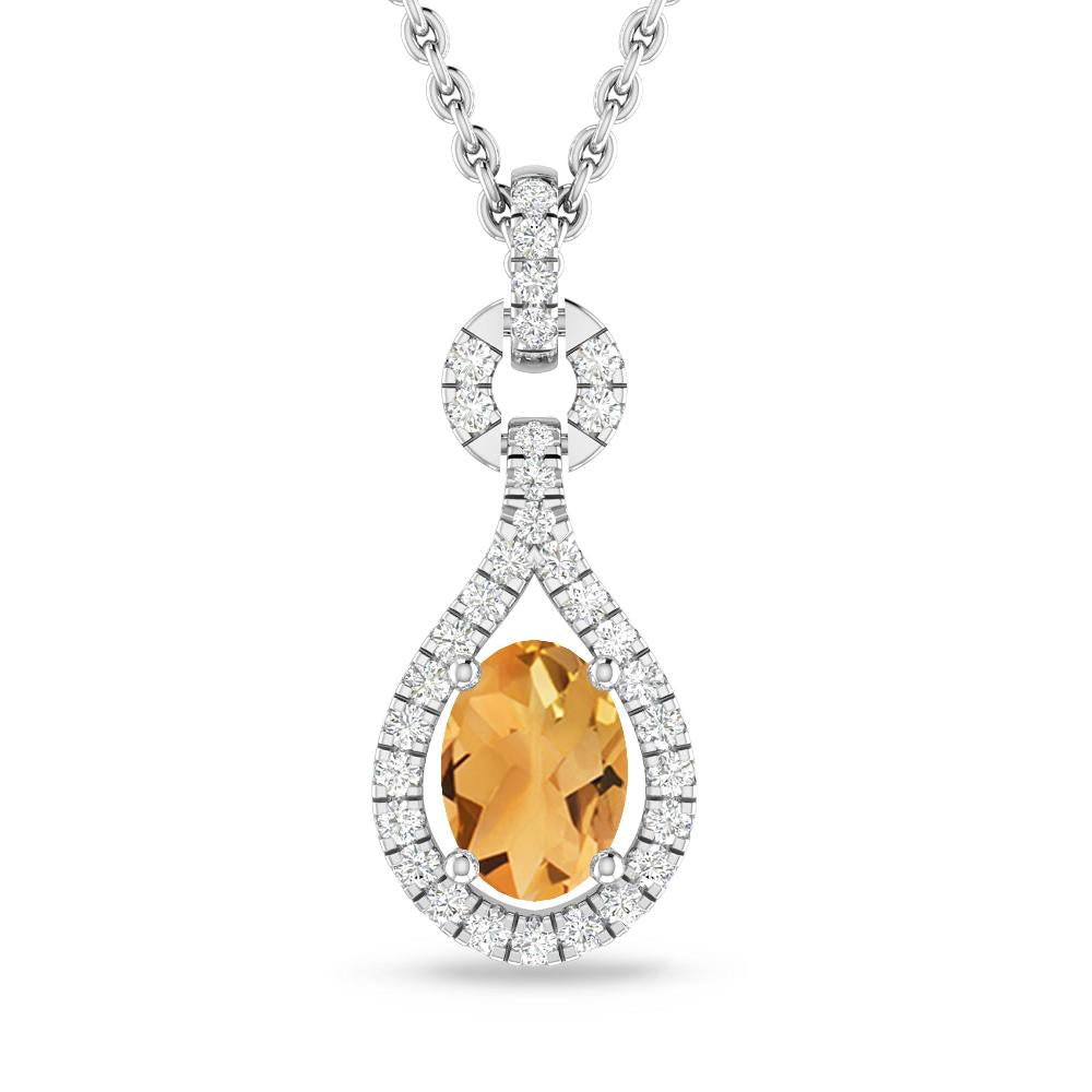 White Gold - Citrine