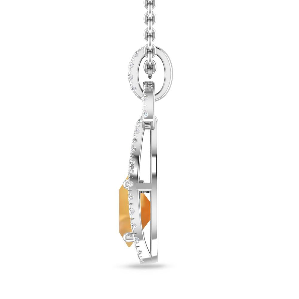 White Gold - Citrine