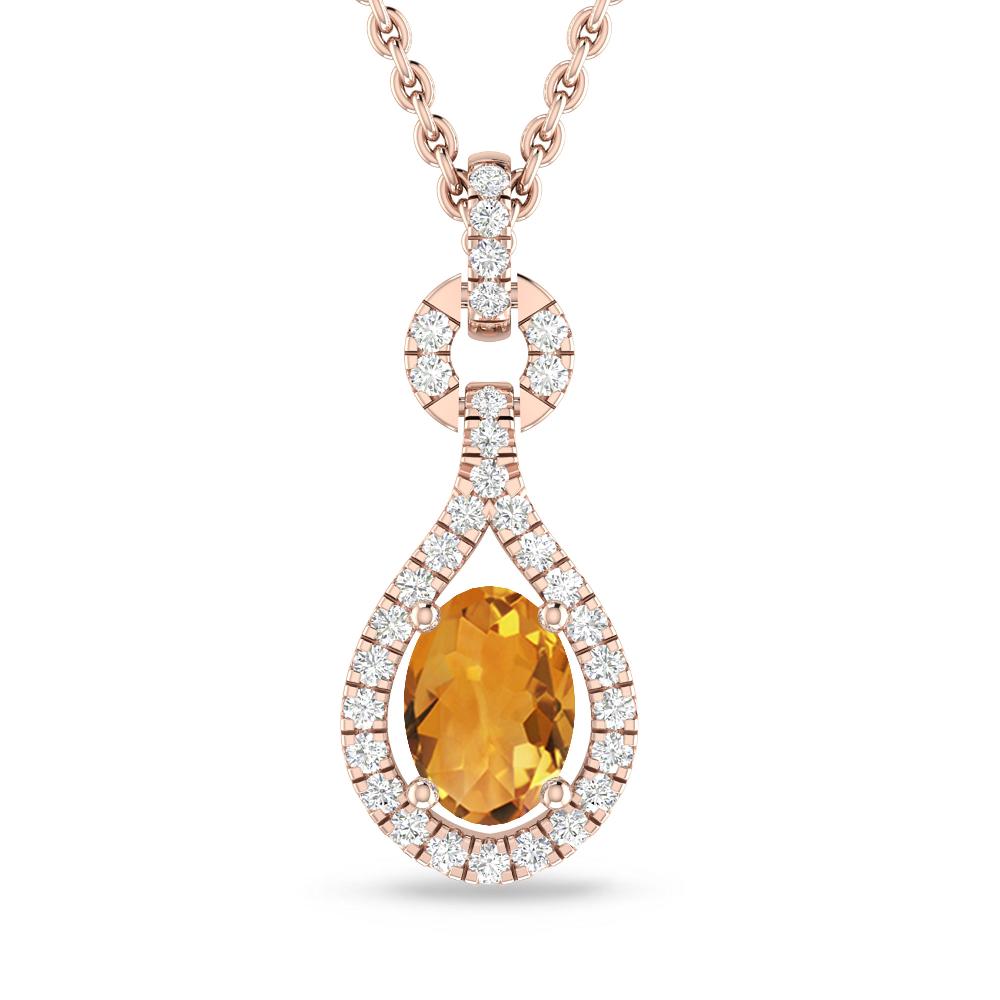 Rose Gold - Citrine