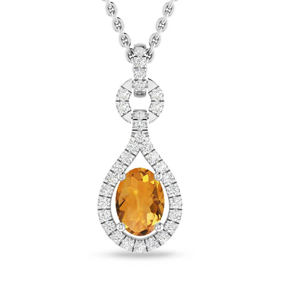 White Gold - Citrine