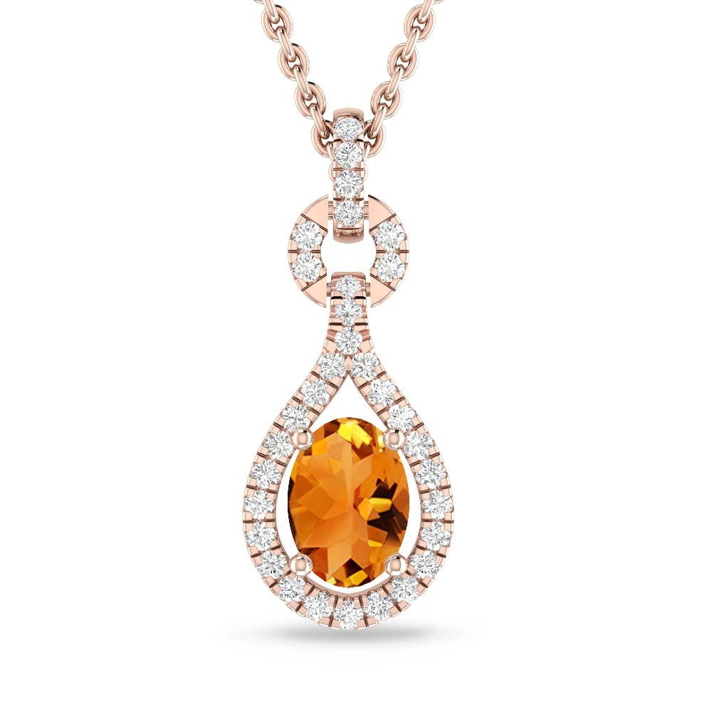 Rose Gold - Citrine