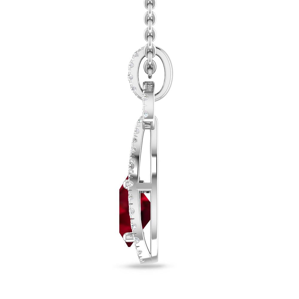 White Gold - Garnet