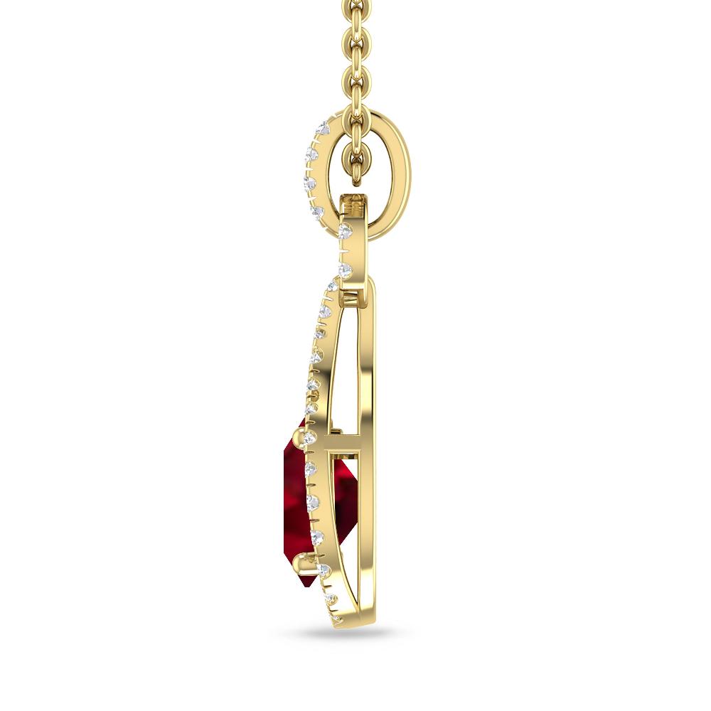 Yellow Gold - Garnet