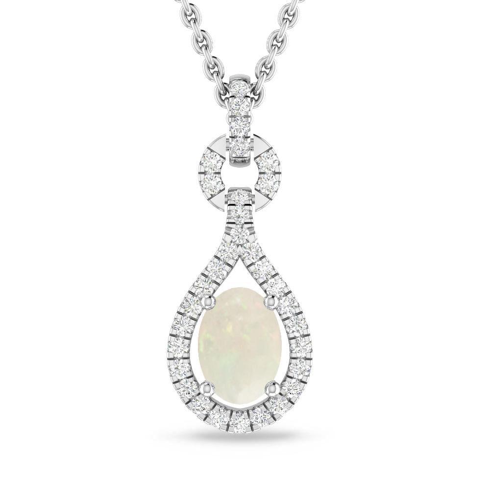 White Gold - Opal