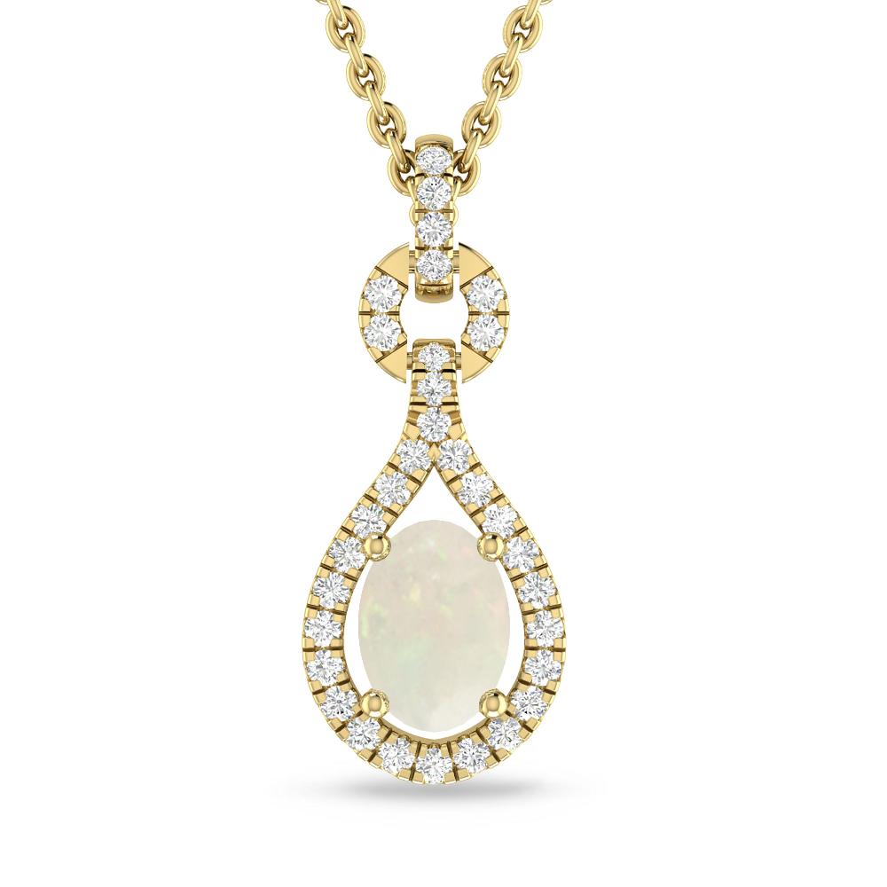 Yellow Gold - Opal