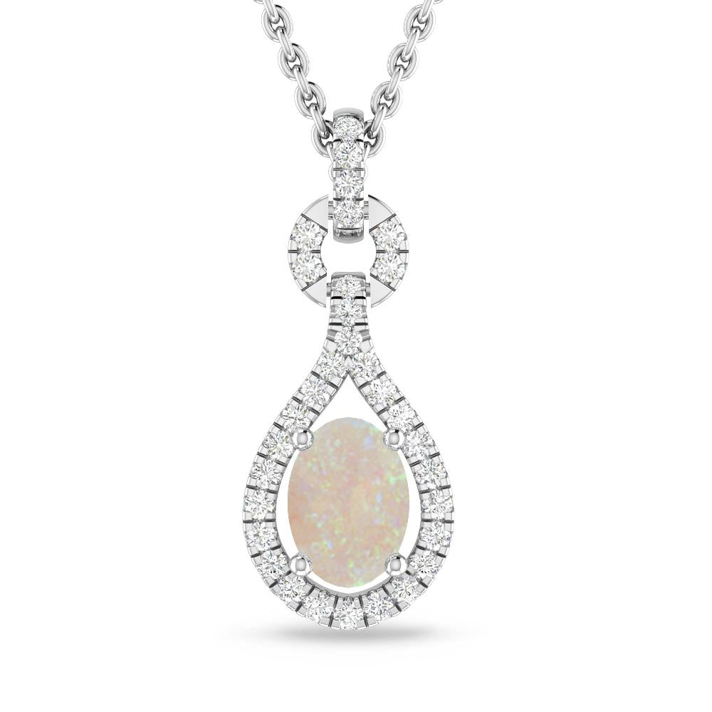 White Gold - Opal