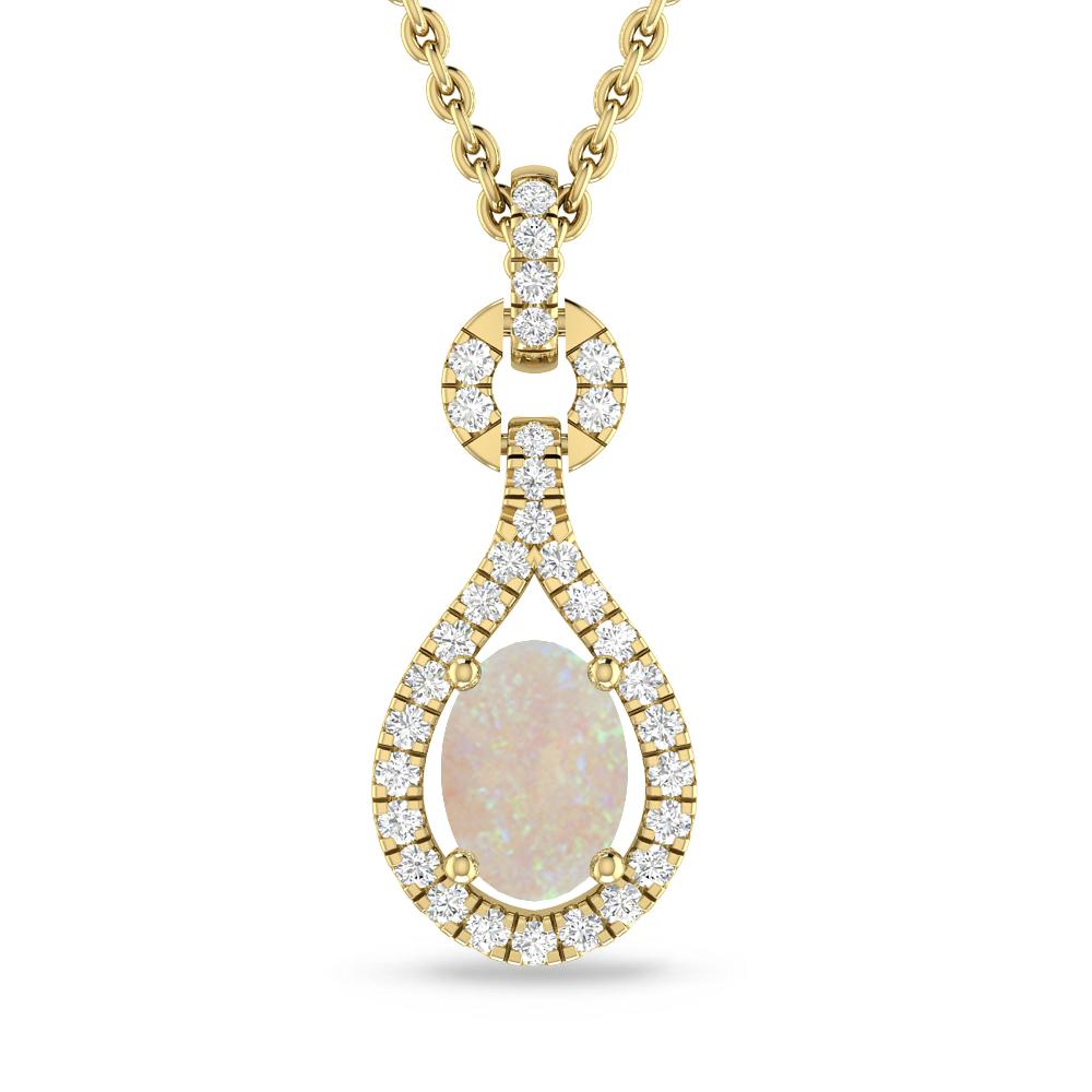 Yellow Gold - Opal