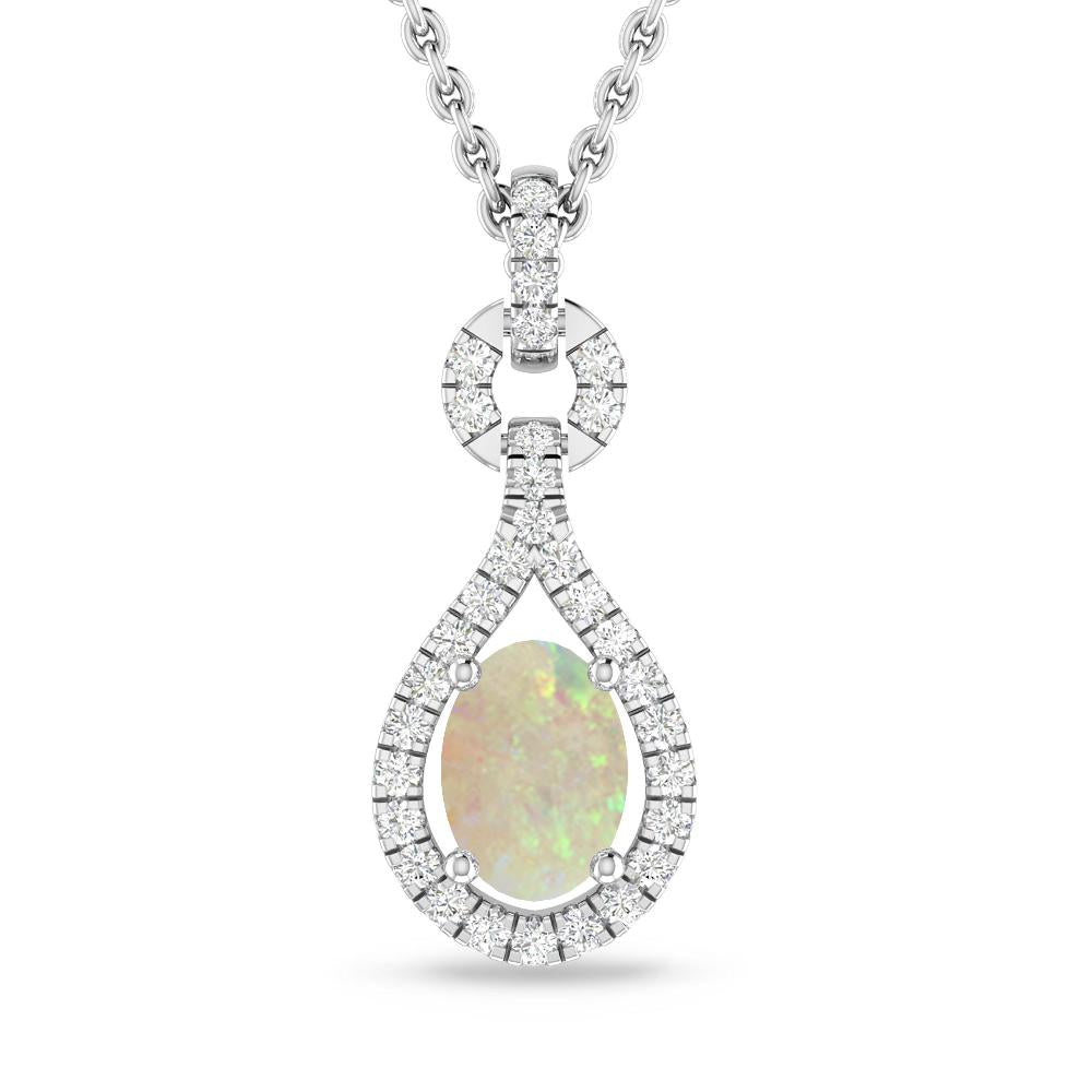 White Gold - Opal